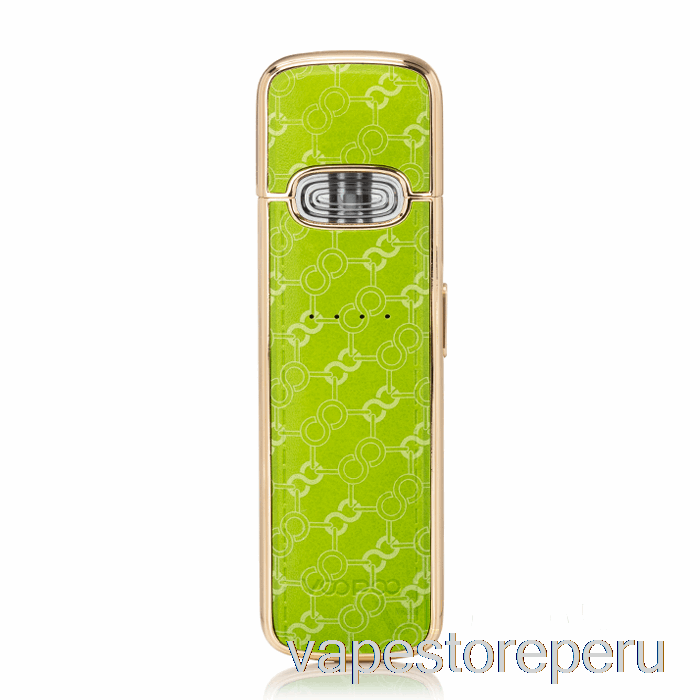 Vape Sin Nicotina Peru Voopoo Vmate E Pod System Verde Con Incrustaciones De Oro